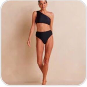 Summersalt New, Women's Ruched High Leg, High Waist Bottom-Size 8